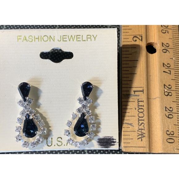 Pierced Earrings Mixed Styles Crystals Rhinestones Enameled Lot Of 6 New - Picture 5 of 14